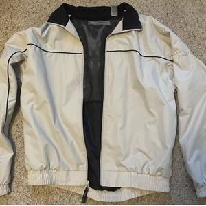 The Perry Ellis America Active Beige Jacket Size M Mens